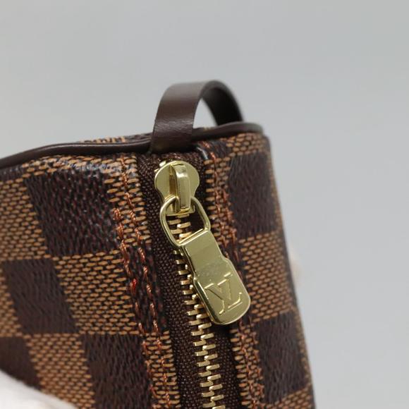 LOUIS VUITTON Damier Ebene Papillon Pouch LV Auth 130869 - Picture 10 of 16